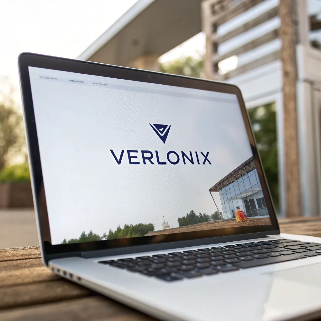 Verlonix Company Logo in Footer